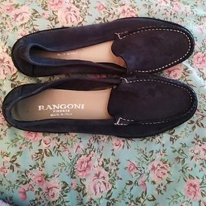 Blue Italian loafers